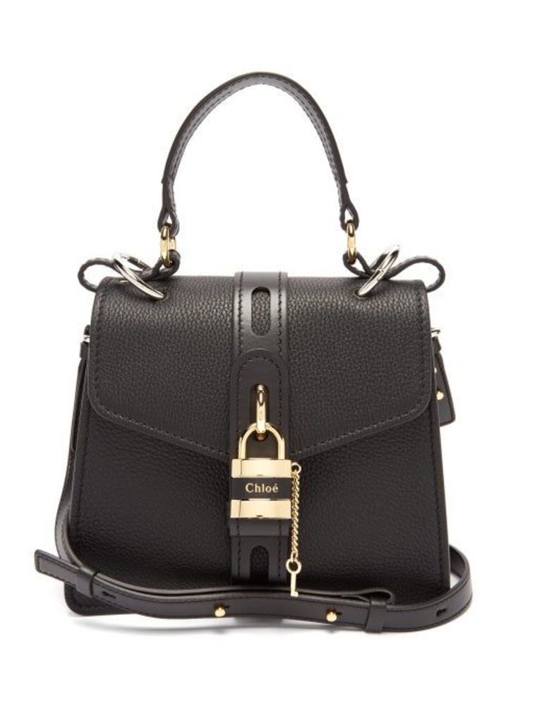 Chloé - Aby Small Leather Shoulder Bag - Womens - Black