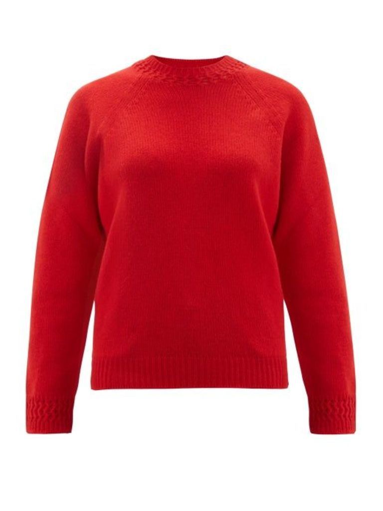 A.P.C. - Janet Wool-blend Sweater - Womens - Red