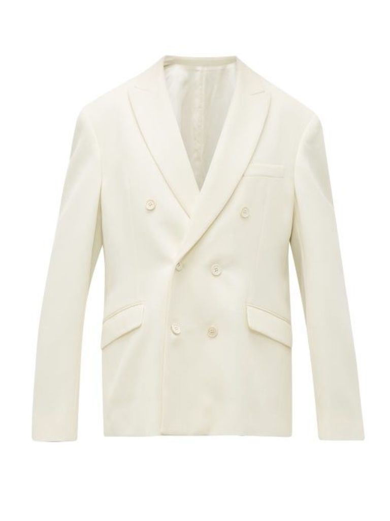 Wardrobe. nyc - Double Breasted Merino Wool Blazer - Womens - White
