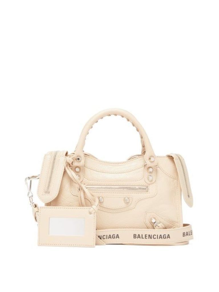 Balenciaga - Classic City Mini Leather Shoulder Bag - Womens - Beige