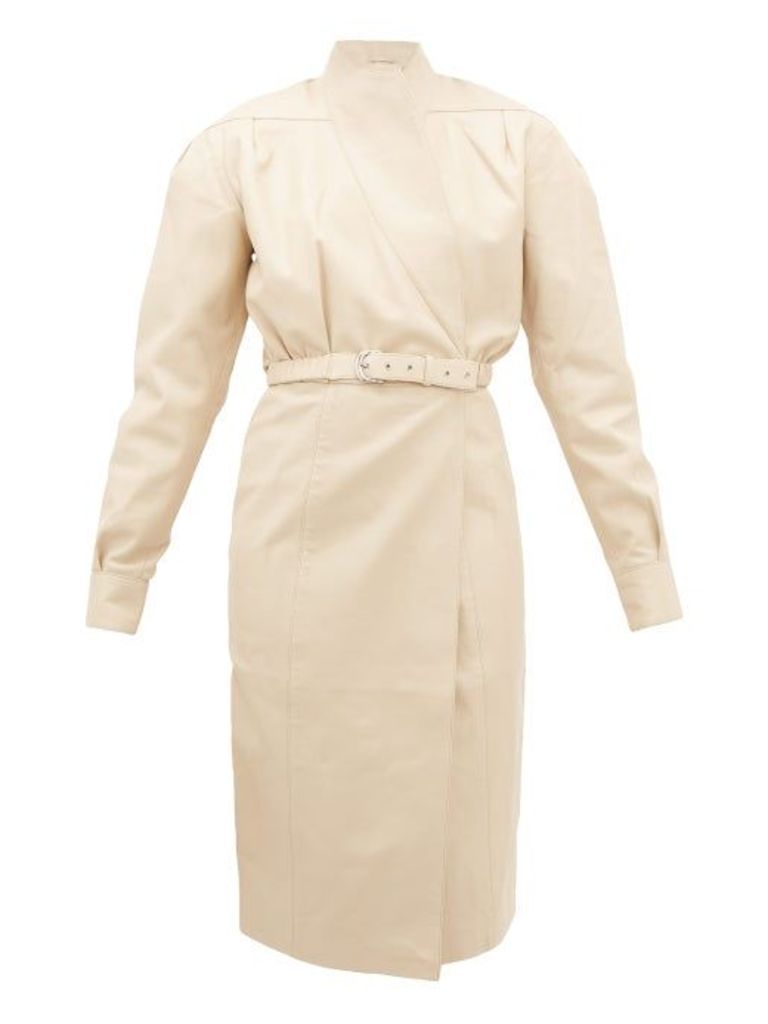 Dodo Bar Or - Tony Belted Leather Wrap Dress - Womens - Ivory