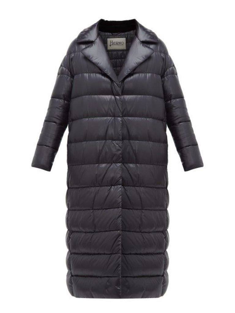 Herno - Layered Quilted Down Jacket - Womens - Black