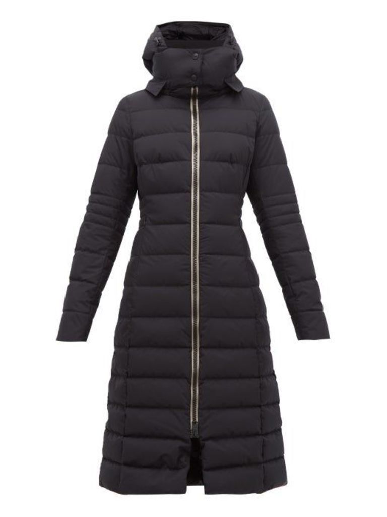 Herno - Quilted Gore Tex Down Filled Coat - Womens - Black