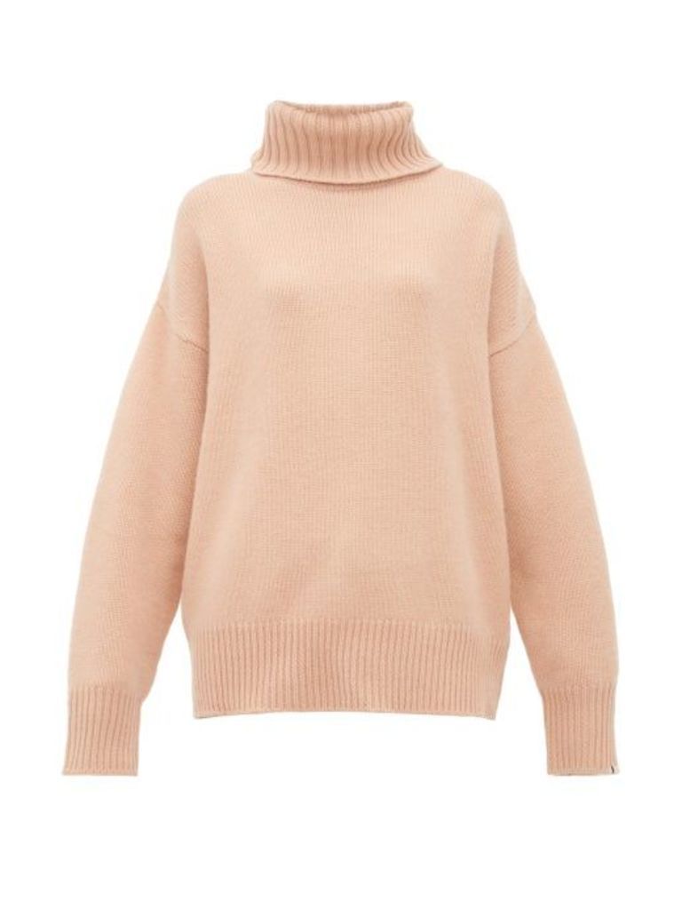 Extreme Cashmere - No.20 Oversize Xtra Stretch-cashmere Sweater - Womens - Light Pink