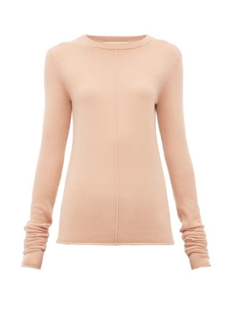 Extreme Cashmere - N°114 Basic Stretch-cashmere Sweater - Womens - Light Pink