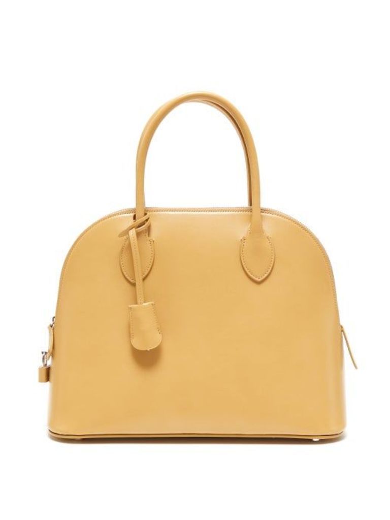 The Row - Lady Bag Leather Handbag - Womens - Light Yellow