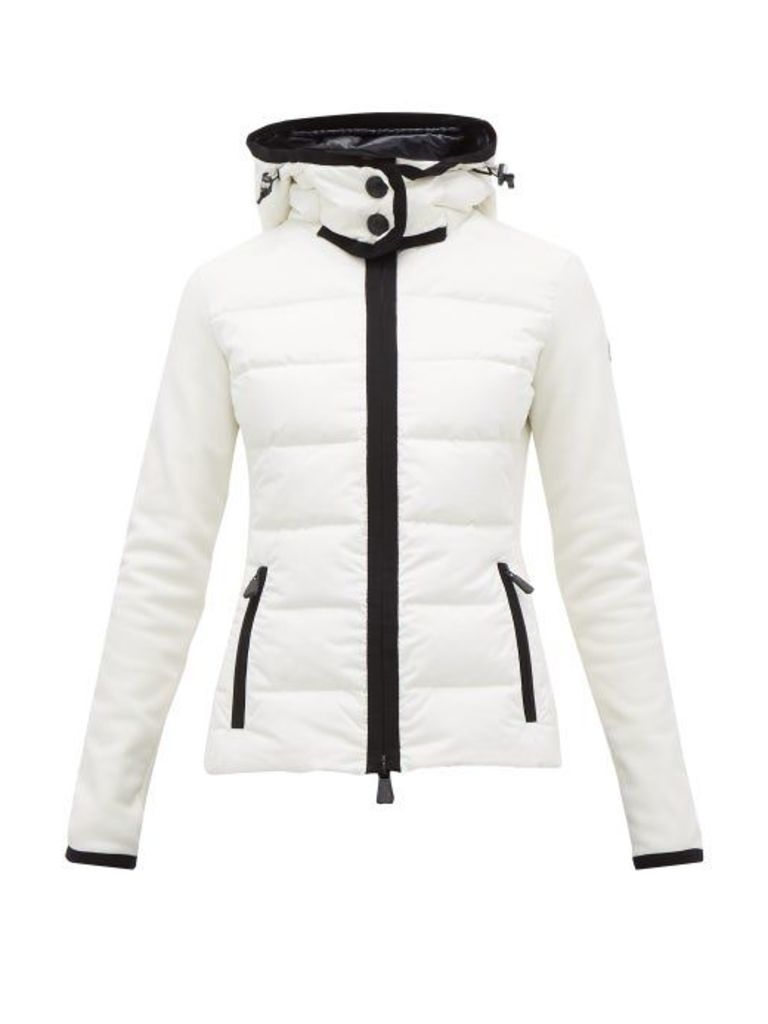 Moncler Grenoble - Down Filled Panelled Ski Jacket - Womens - White
