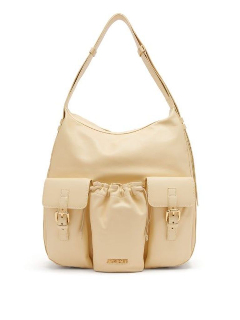 Jacquemus - Le Iba Leather Shoulder Bag - Womens - Cream
