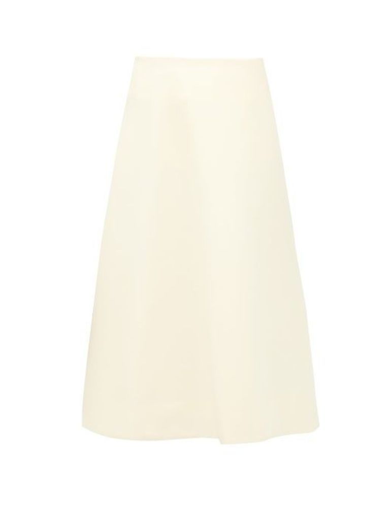 Marc Jacobs - A-line Wool-blend Skirt - Womens - Ivory