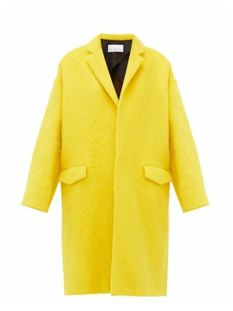 Raey - Notch-lapel Alpaca-blend Blanket Coat - Womens - Yellow