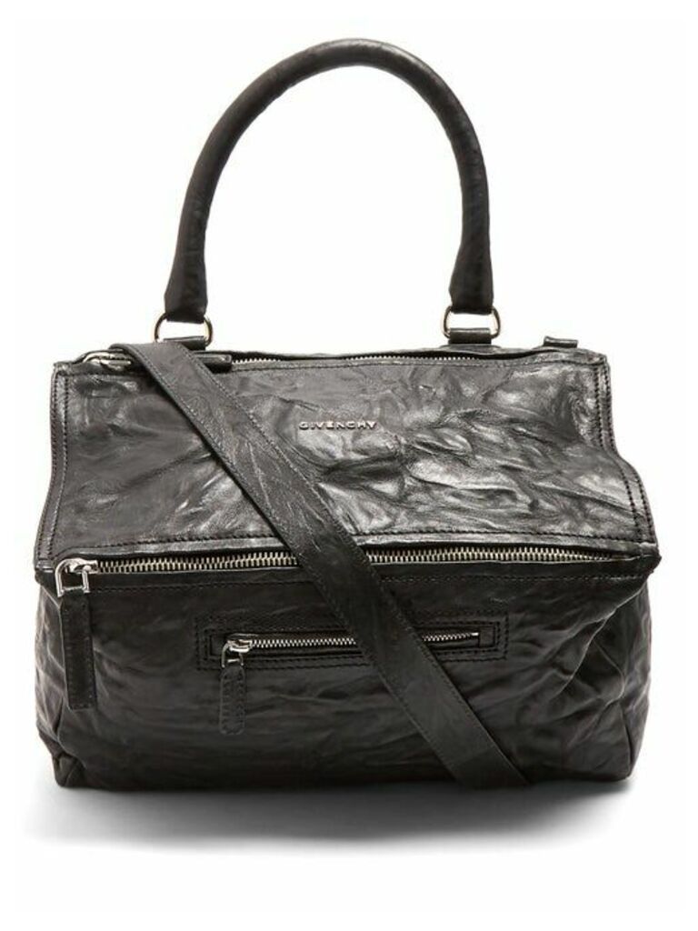 Givenchy - Pandora Medium Creased-leather Bag - Womens - Black