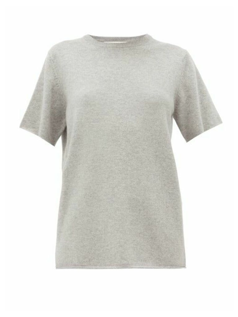 Extreme Cashmere - No. 64 Stretch-cashmere T-shirt - Womens - Grey