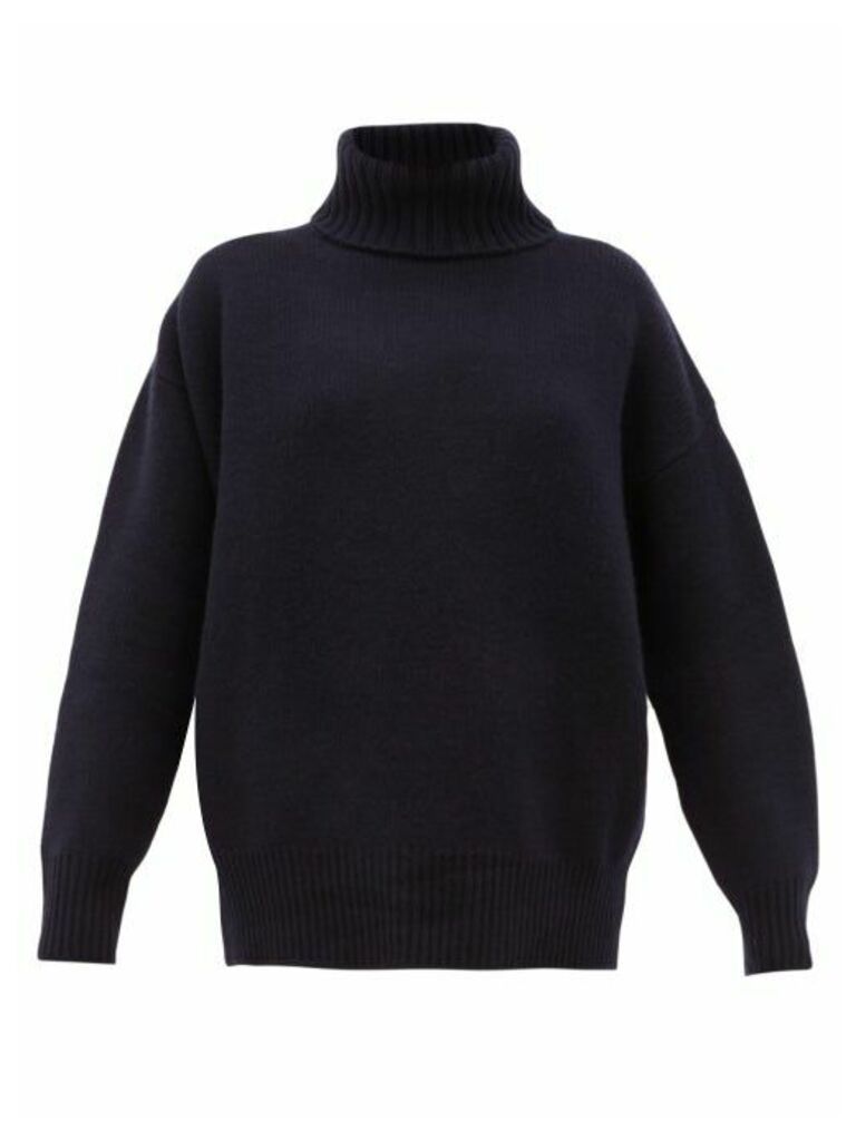 Extreme Cashmere - No. 20 Oversize Xtra Stretch-cashmere Sweater - Womens - Navy