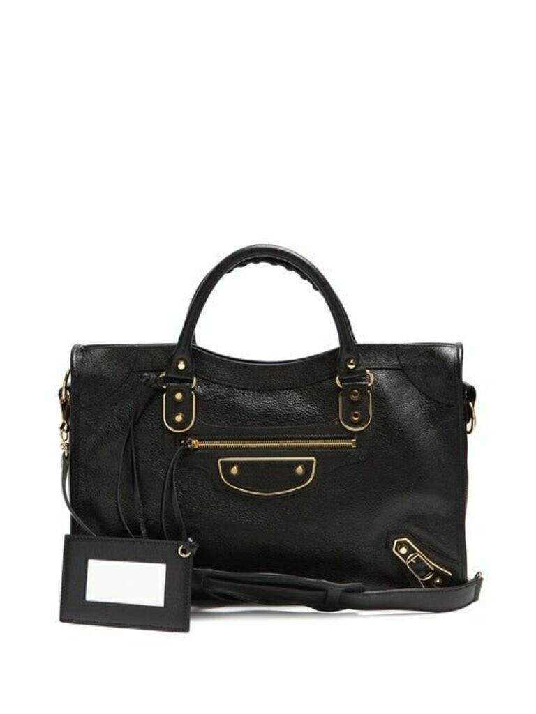 Balenciaga - Classic City Leather Shoulder Bag - Womens - Black