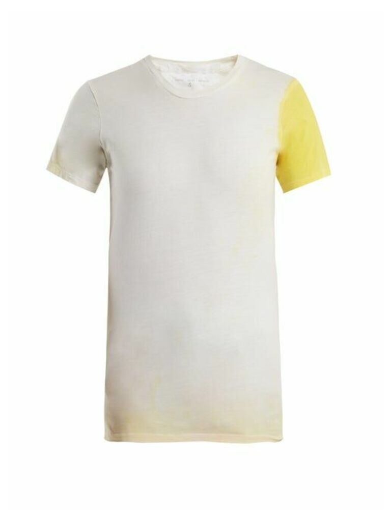 Audrey Louise Reynolds - Tie-dye Cotton T-shirt - Womens - White Multi