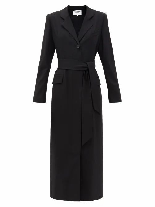 La Collection - Modesty Wool-blend Maxi Dress - Womens - Black