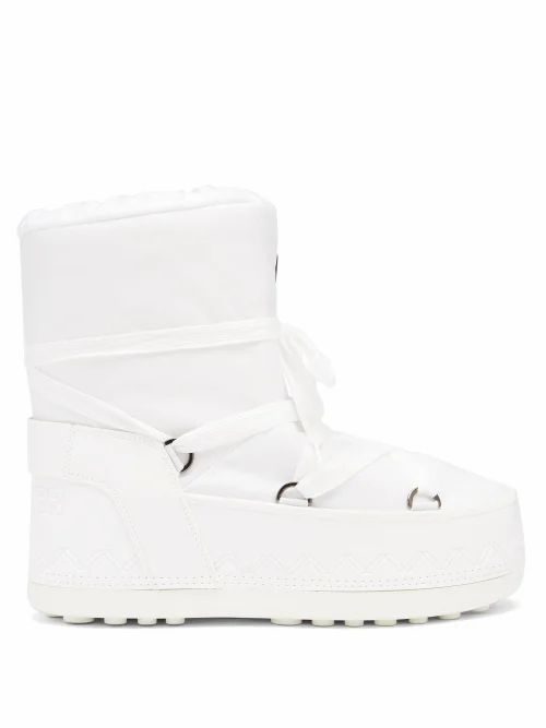 Trois Vallées Shell Snow Boots - Womens - White