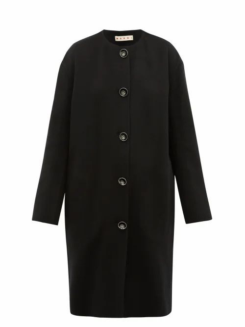 Marni - Cashmere-blend Coat - Womens - Black