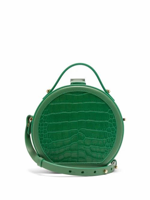 Nico Giani - Tunilla Mini Crocodile-effect Leather Bag - Womens - Green