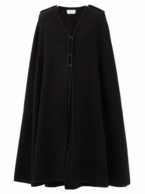 Tess Recycled-cashmere Cape - Womens - Black