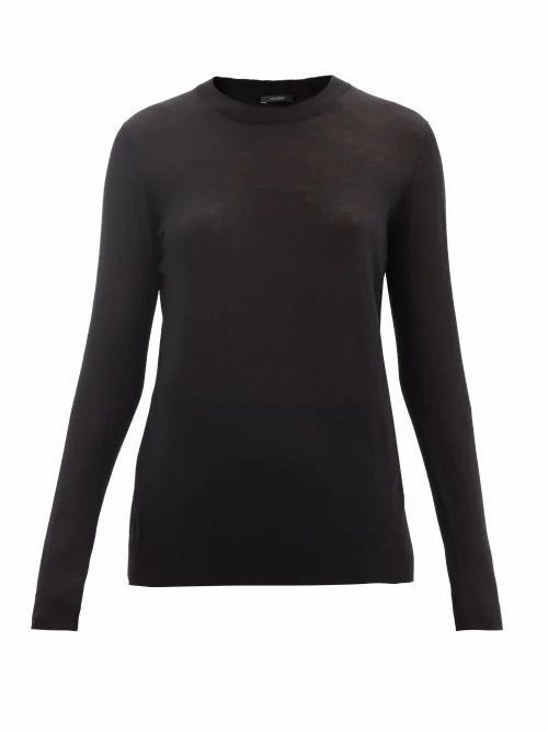 Cashair Cashmere Sweater - Womens - Black