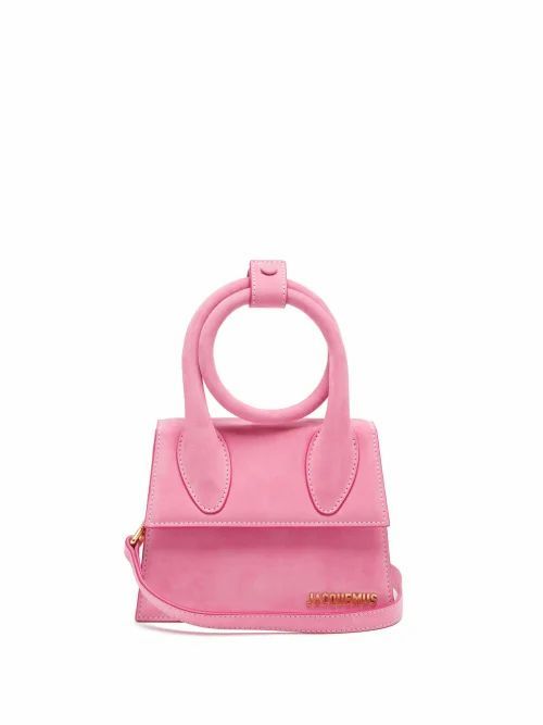 Jacquemus - Chiquito Noeud Leather Cross-body Bag - Womens - Pink