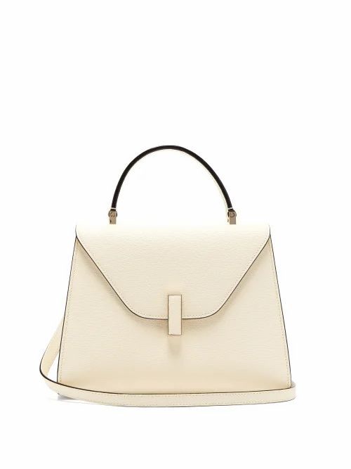 Valextra - Iside Mini Leather Bag - Womens - White