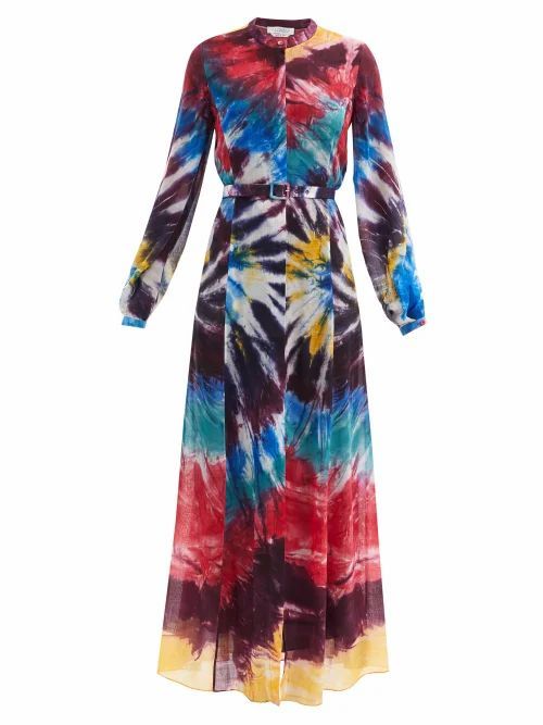 Gabriela Hearst - Massey Tie-dye Cashmere-gauze Gown - Womens - Multi