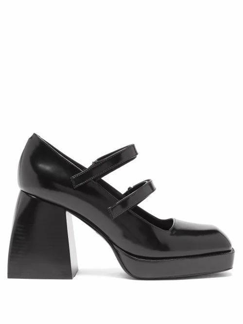 Bulla Babies Patent-leather Mary Jane Pumps - Womens - Black