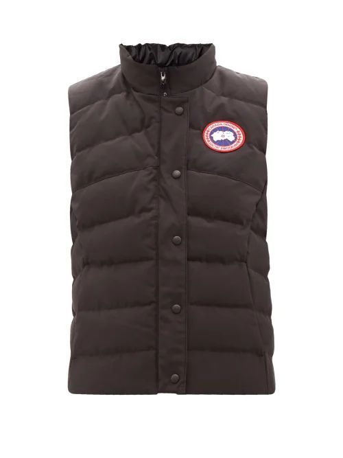 Freestyle Quilted Down Gilet - Womens - Black