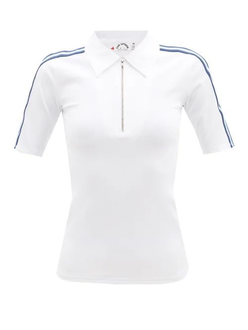 Ace Isabel Zipped Polo Shirt - Womens - White