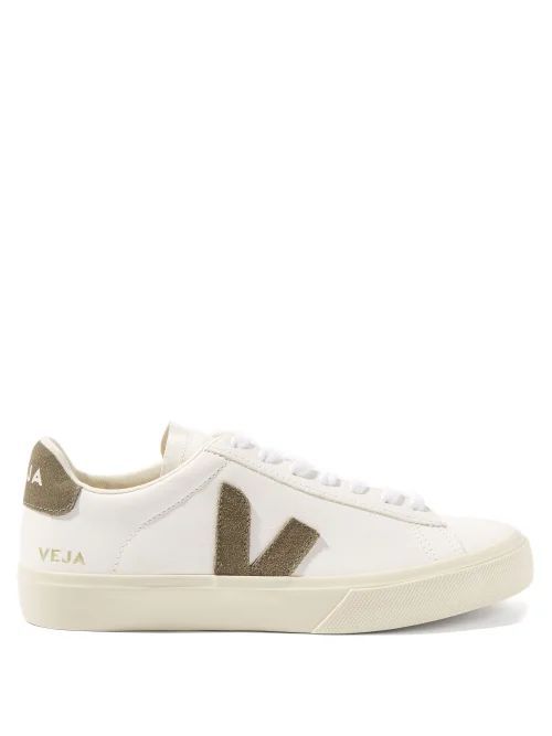 Campo Leather Trainers - Womens - White Multi