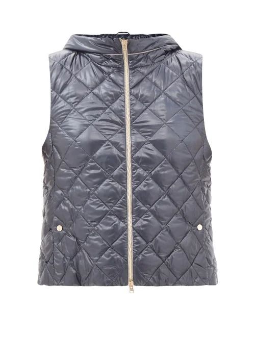 Ultralight Quilted Down Gilet - Womens - Navy