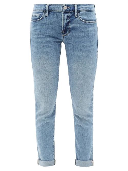 Le Garcon Cropped Straight-leg Jeans - Womens - Light Denim