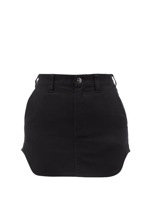 Wardrobe. nyc - X Carhartt Dearborn Organic Cotton Mini Skirt - Womens - Black
