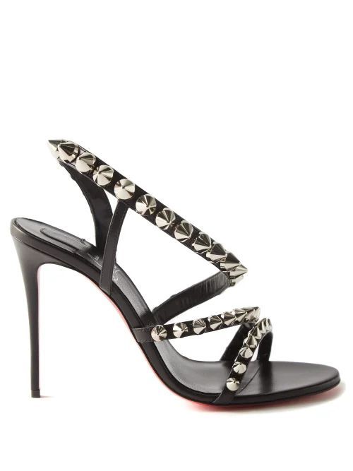 Spikita 100 Spiked-leather Sandals - Womens - Black