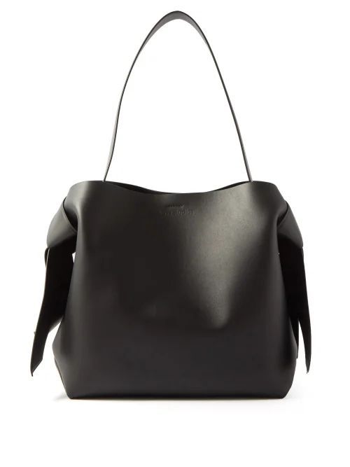 Musubi Leather Shoulder Bag - Womens - Black