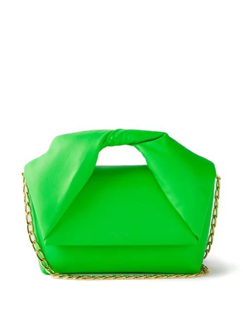 Twister Mini Leather Shoulder Bag - Womens - Green