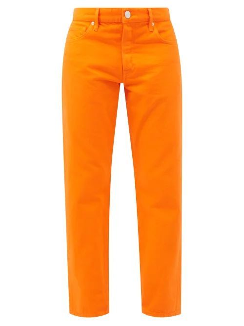 Le Slouch Boyfriend Jeans - Womens - Orange