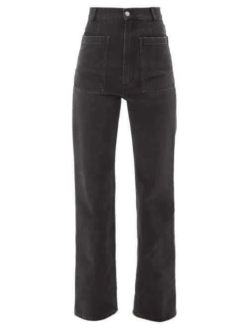 High-rise Denim Jeans - Womens - Black