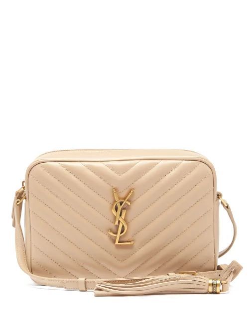 Lou Medium Quilted Leather Cross-body Bag - Womens - Beige