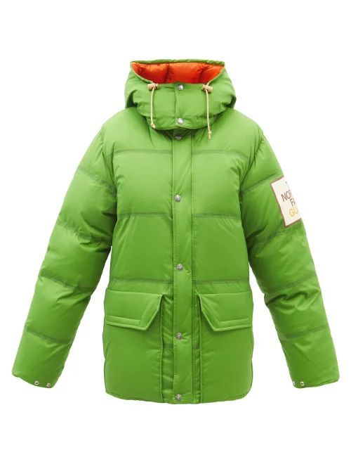 X The North Face Ripstop Down Coat - Womens - Green