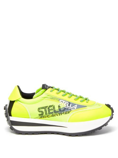 Reclypse Recycled-fibre Canvas Trainers - Womens - Yellow