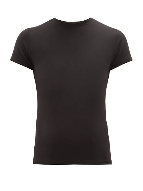 Baby Slubbed Cotton-jersey T-shirt - Womens - Black