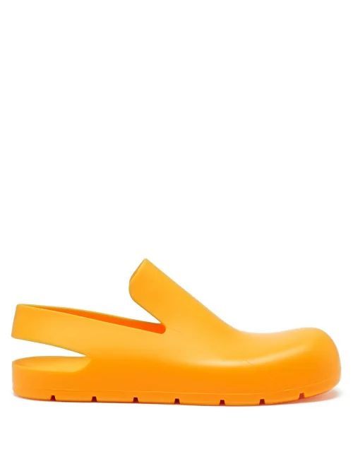 Puddle Biodegradable-rubber Slingback Loafers - Womens - Orange