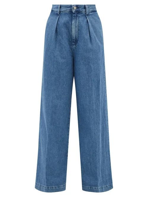 Enea High-rise Wide-leg Jeans - Womens - Blue