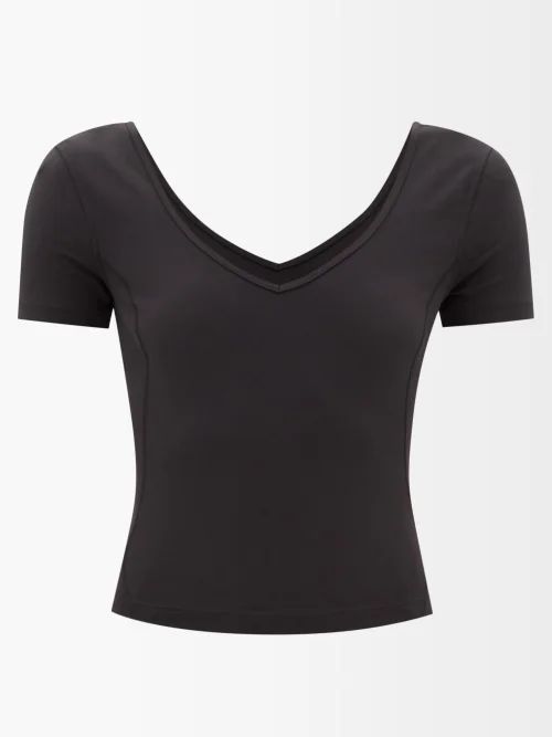Align Jersey T-shirt - Womens - Black