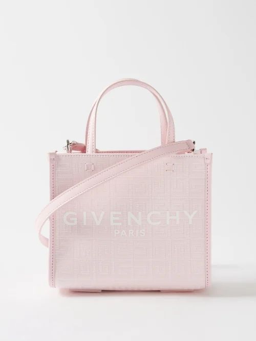 G-tote Mini Coated-canvas Cross-body Bag - Womens - Light Pink