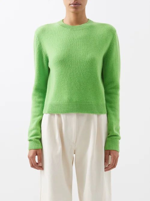 Cashmere Sweater - Womens - Green