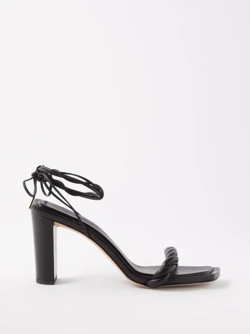 Diosa 85 Leather Sandals - Womens - Black